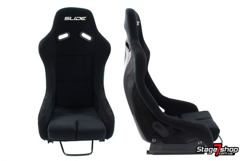 Спортивне сидіння ковш SLIDE R1 material Black L